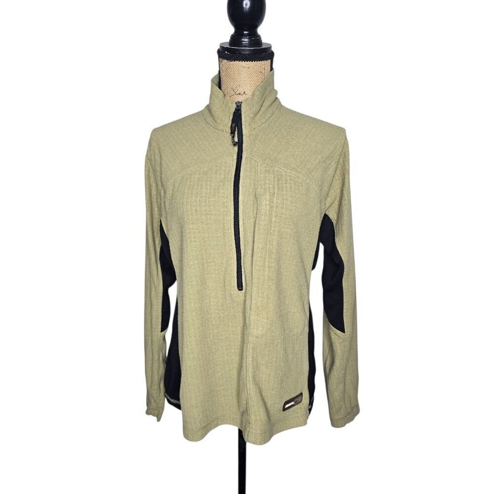 REI Polartec Sage Green 1/2 Zip Pullover Jacket